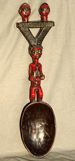 statue cuillère baoulé
