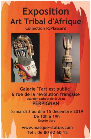 exposition art tribal Perpignan 2020
